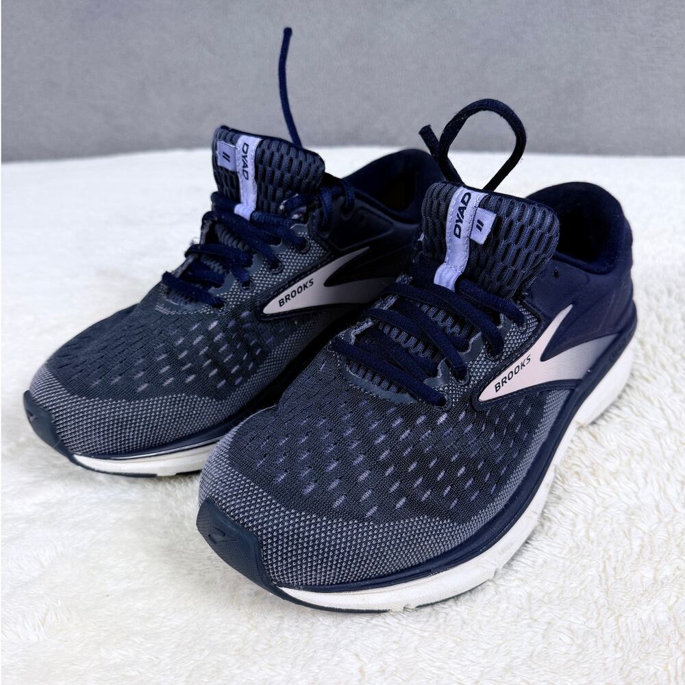 Brooks Dyad 11 Women's Running Shoes Black Navy Lavender US 7.5
